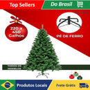 ENVIO NACIONAL - Árvore de Natal Verde 120cm/150cm/180cm com Galhos
