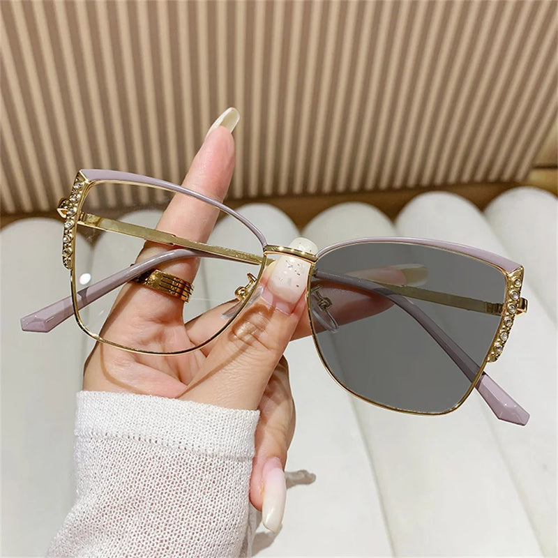 Óculos de Sol Estilo Olho de Gato