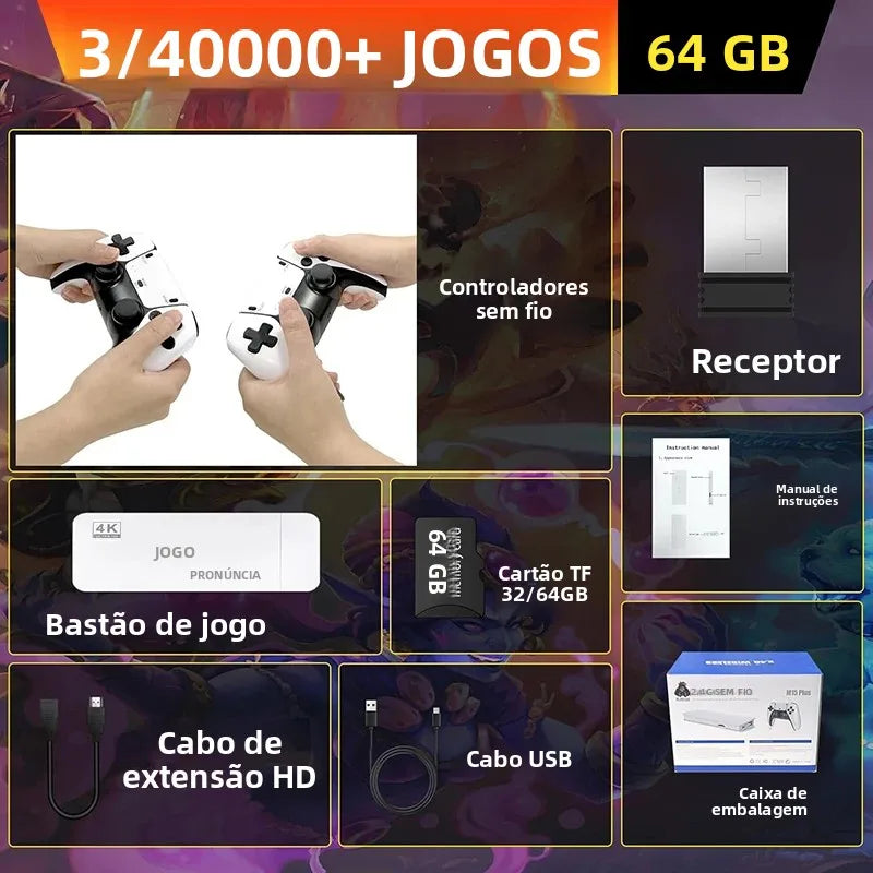 EMULADOR HDMI- JOGOS RETRO M15 4K