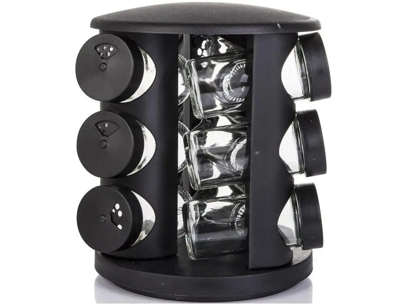 Conjunto de 10 Porta-Temperos de Vidro Brinox