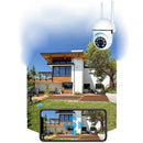 Câmera de monitoramento sem fio A7, interfone 360 graus, câmera de segurança