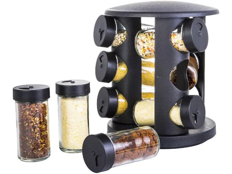 Conjunto de 10 Porta-Temperos de Vidro Brinox