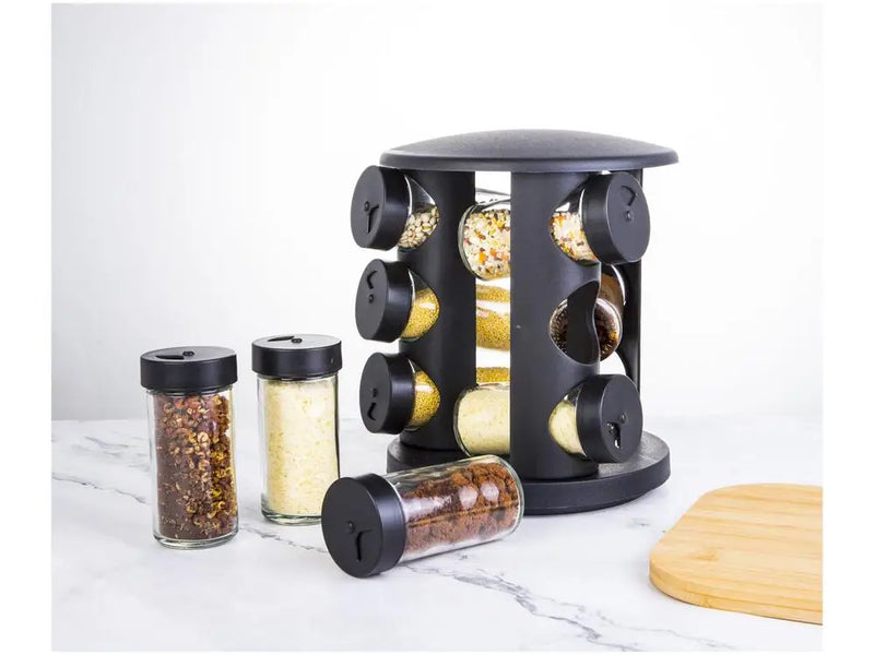 Conjunto de 10 Porta-Temperos de Vidro Brinox