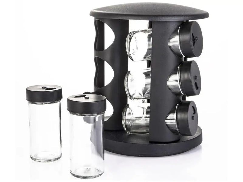 Conjunto de 10 Porta-Temperos de Vidro Brinox